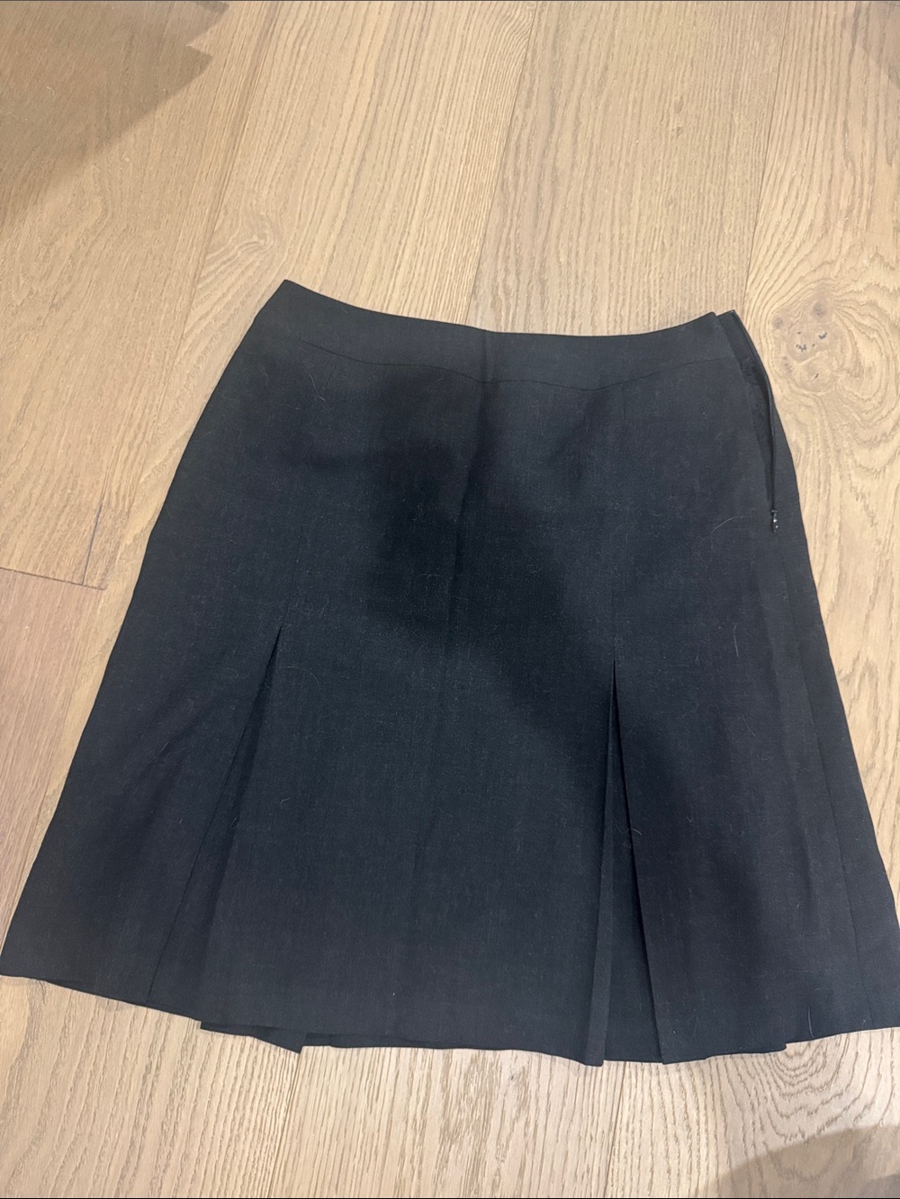 Classic Black Pleated Mini Skirt